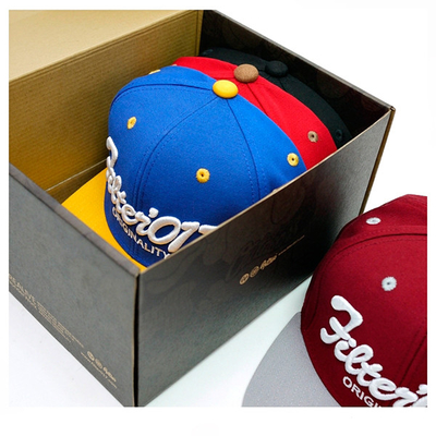 Customized Size Recycled Baseball Cap Hat Packaging Shipping Box