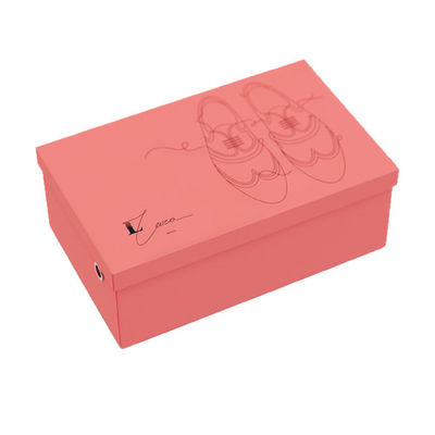 Custom Logo Printed Sneaker Heels Sandal Shoe Box Packaging For Heels
