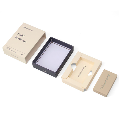 Custom Luxury Drawer Solid Perfume Balm Packaging Box