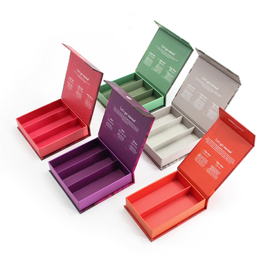 Custom Premium Paper Magnetic Essential Oil Packaging Gift Box With Divider
