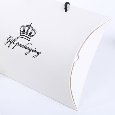 Custom Logo Printing Paper Pink Pillow Gift Box Wholesale Pillow Box Packaging For Hair Bundles