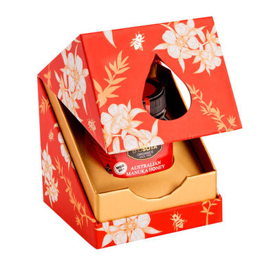 Custom Size Printed Cardboard Royal Honey Bottle Jar Packaging Gift Boxes Luxury