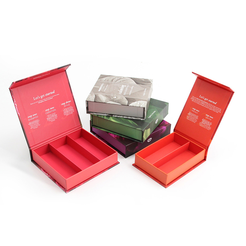 Custom Premium Paper Magnetic Essential Oil Packaging Gift Box With Divider